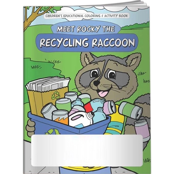 Coloring Book - Rocky the Recycling Raccoon... from ASI 54100 Fields Manufacturing Inc / Better Life Line