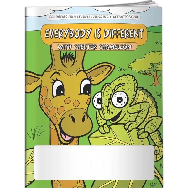 Coloring Book - Everybody is Different... from ASI 54100 Fields Manufacturing Inc / Better Life Line