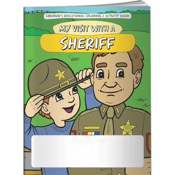 Coloring Book - My Visit with a Sheriff... from ASI 54100 Fields Manufacturing Inc / Better Life Line