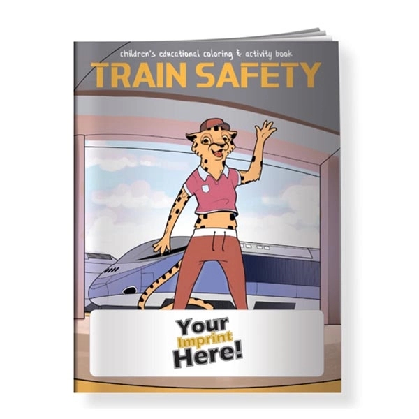 Train Safety coloring book for a fun way of teaching about... from ASI 54100 Fields Manufacturing Inc / Better Life Line