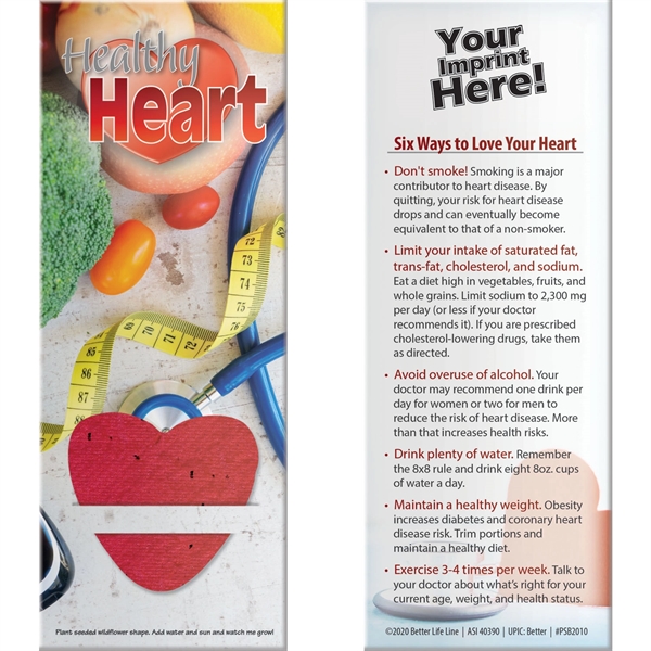 Plant-A-Shape bookmark with educational information on the back and planting directions... from ASI 54100 Fields Manufacturing Inc / Sprout Tyme Line by American Greenwood