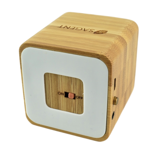 Portable Bluetooth™ speaker made of bamboo.... from ASI 72657 Active Life Promo / Apres Ski Ingrain Promo