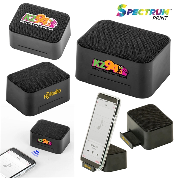 Wireless speaker with cradle phone stand and USB cable.... from ASI 88060 Snugz/USA Inc / Sweda®