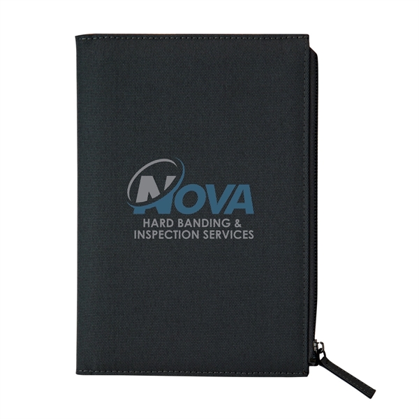 80-page lined notebook with 600 denier cover, large zipper pocket, pen... from ASI 88060 Snugz/USA Inc / Sweda®