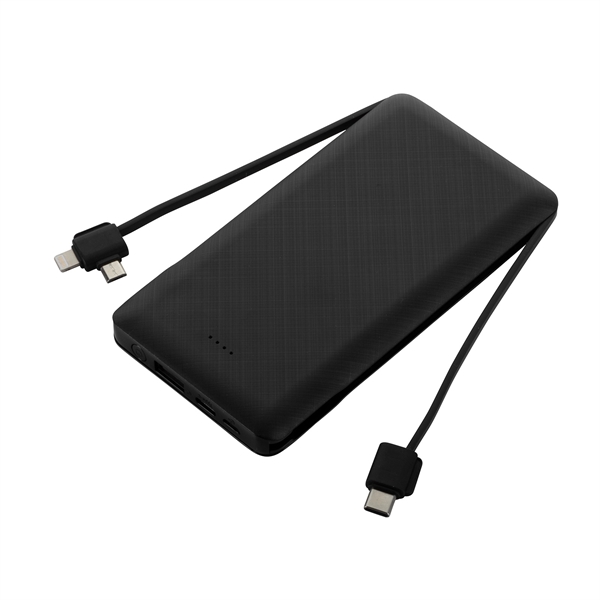 5 11/16" x 3" x 1/2" 10000mAh Powerbank with pull-away integrated... from ASI 91435 Tomax USA / Tomax