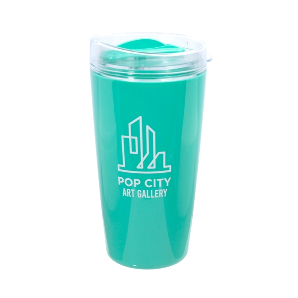16-ounce Tritan tumbler with spill resistant snap lid with thumb slide... from ASI 62088 IDProductsource