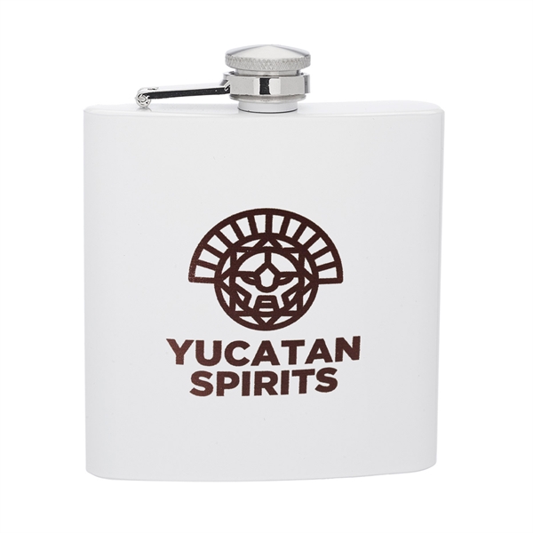 6-ounce stainless steel hip flask with single wall insulation.... from ASI 62088 IDProductsource