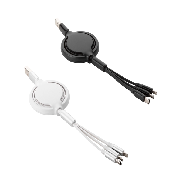 8 1/2" x 2" x 3/4" 4-in-1 retractable cord keeper with... from ASI 91435 Tomax USA / Tomax