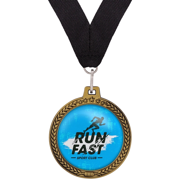 3" die cast medals with wreath and star border and full... from ASI 52263 EMT / EMT EASY