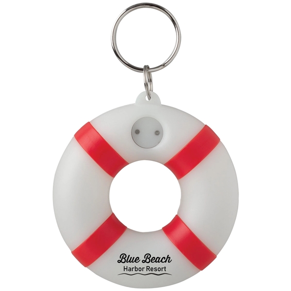 Light up floating keychain with 1" split keyring.... from ASI 62190 Illini