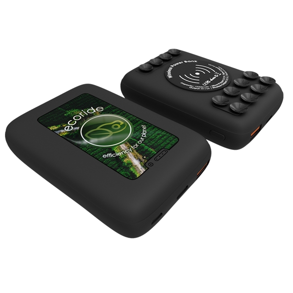 Energize brands with this compact wireless power bank that packs a... from ASI 91411 Toddy Gear