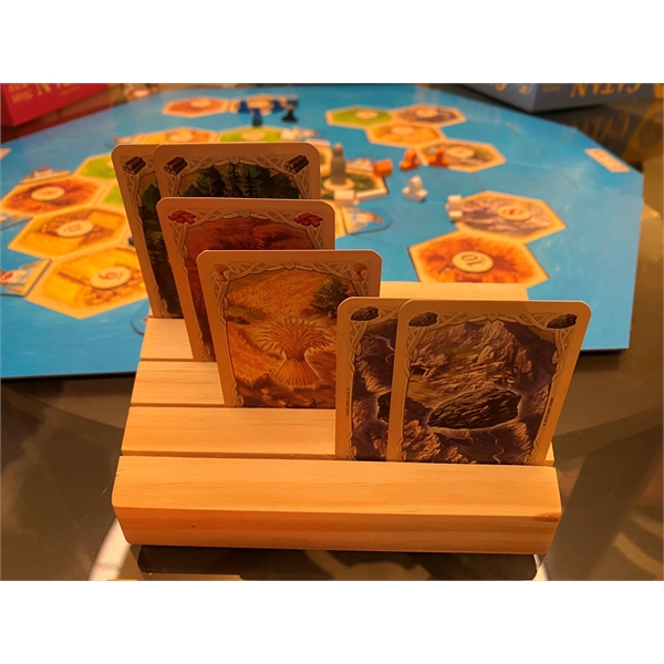 Wood playing cards holder... from ASI 72657 Active Life Promo / Apres Ski Ingrain Promo