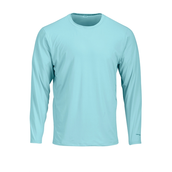 Aruba long sleeve tee with a wrinkle-resistant finish.... from ASI 85988 Century Place Apparel