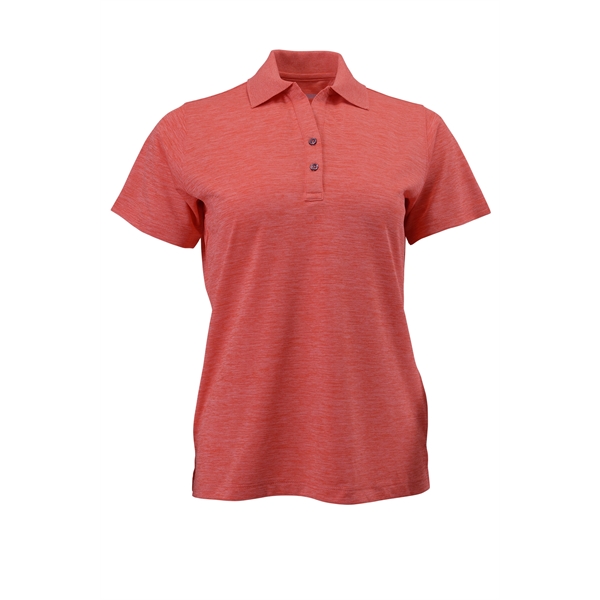 Ladies' Dakota Striated Heather Short Sleeve Polo with SRT-Snag Resistant Technology.... from ASI 85988 Century Place Apparel