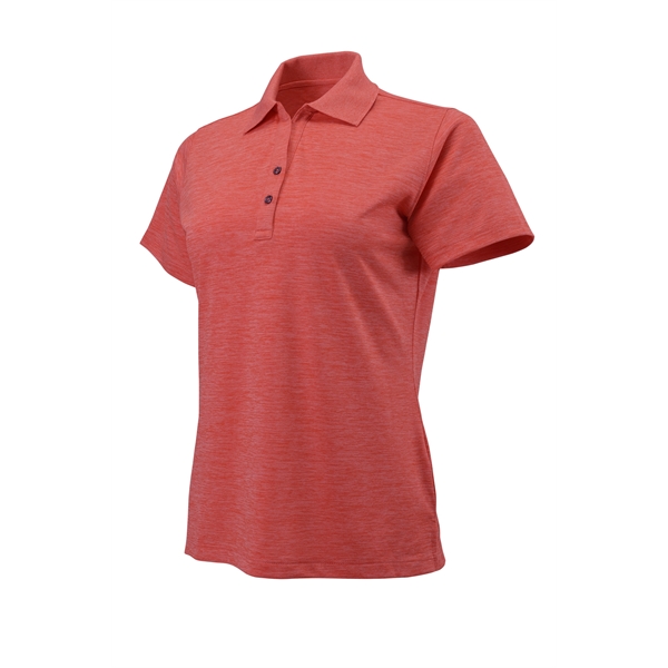 Ladies' Dakota Striated Heather Short Sleeve Polo with SRT-Snag Resistant Technology.... from ASI 85988 Century Place Apparel