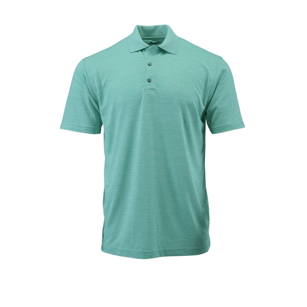 Men's Dakota Striated Heather Short Sleeve Polo with SRT-Snag Resistant Technology.... from ASI 85988 Century Place Apparel