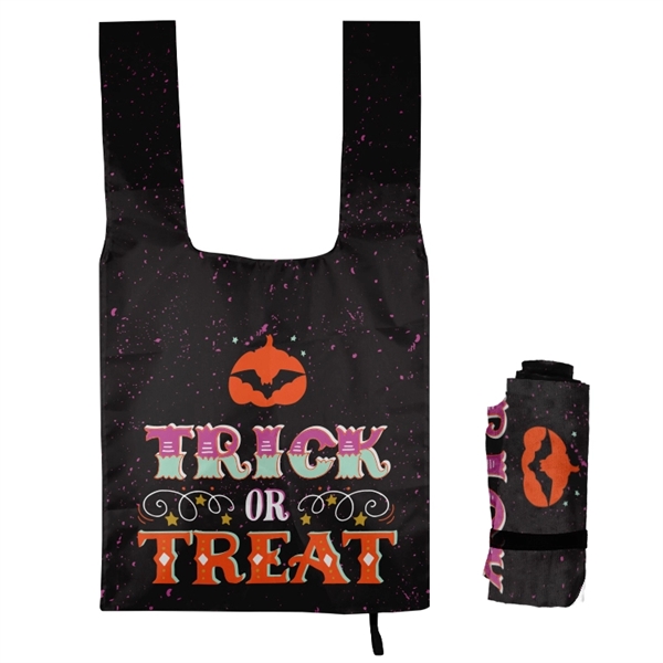 Roll-Up Grocery Tote w/Elastic Tie-Full Color Print All Over... from ASI 67557 LimeLight Ent / Limelight USA