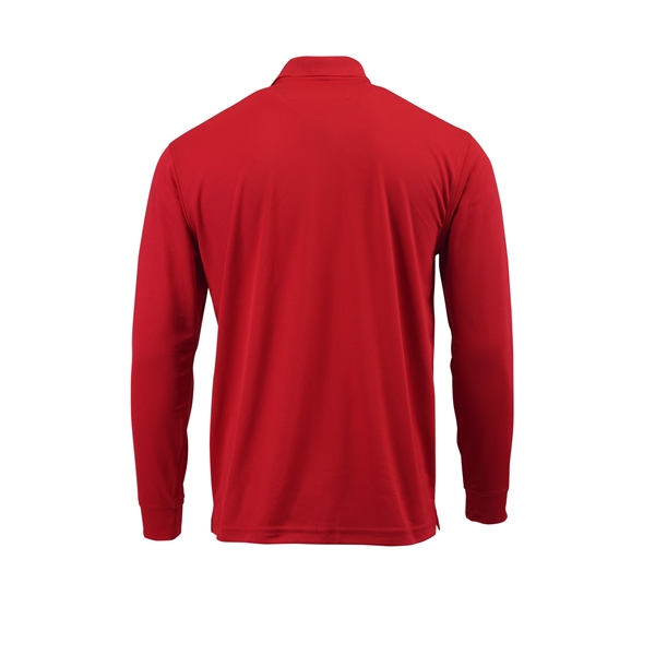 Men's Prescott Performance Long Sleeve Mini Mesh Polo with 30+ UPF... from ASI 85988 Century Place Apparel