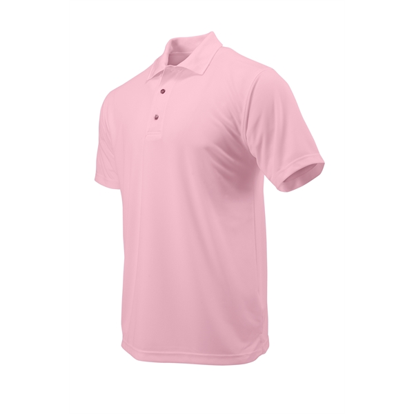 Men's Saratoga Performance Mini Mesh Polo comes with flat collar, double-stitched... from ASI 85988 Century Place Apparel