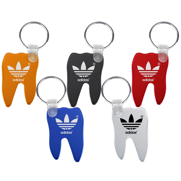 Tooth Shaped  Metal Key Holder... from ASI 74585 Nu Promo International / Nu Promo Line