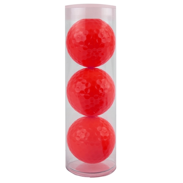 Three white golf balls in a plastic tube.... from ASI 38120 Ball Pro / Diversified Quality Kitchenware