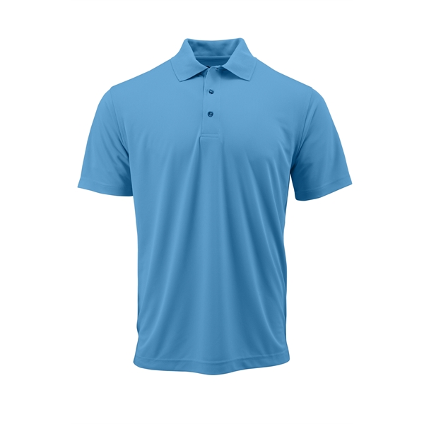 Men's Saratoga Performance Mini Mesh Polo comes with flat collar, double-stitched... from ASI 85988 Century Place Apparel