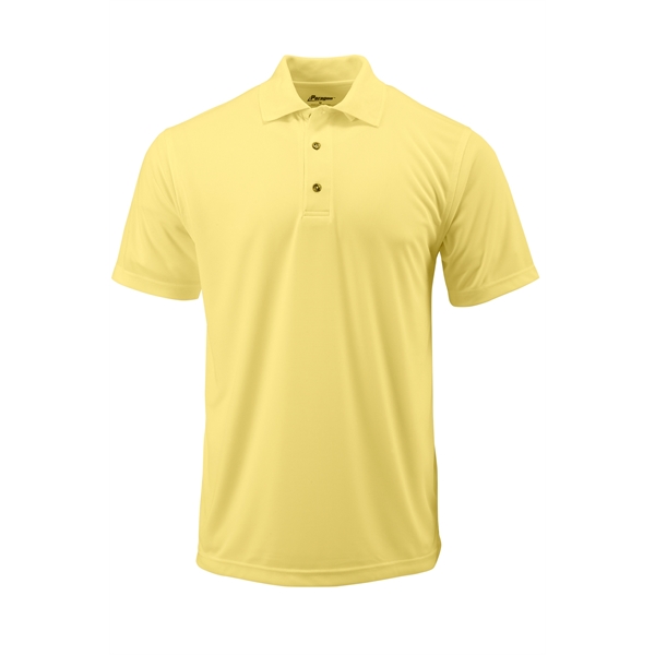 Men's Saratoga Performance Mini Mesh Polo comes with flat collar, double-stitched... from ASI 85988 Century Place Apparel