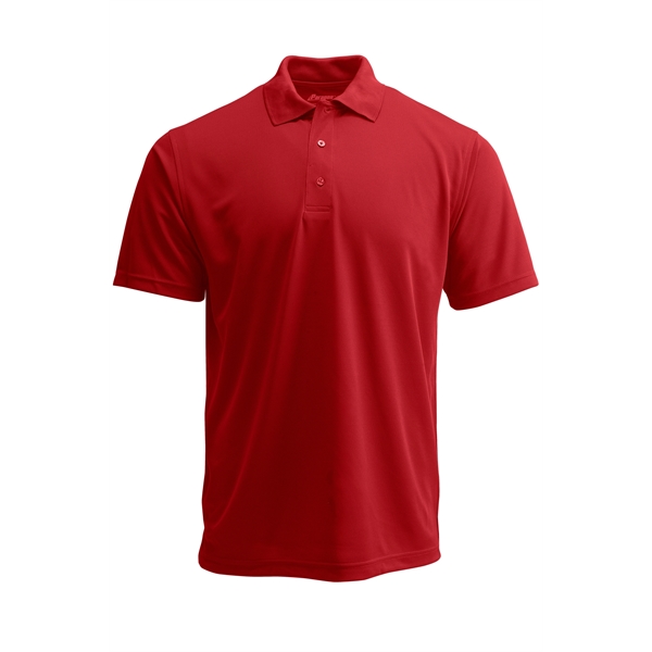 Men's Saratoga Performance Mini Mesh Polo comes with flat collar, double-stitched... from ASI 85988 Century Place Apparel