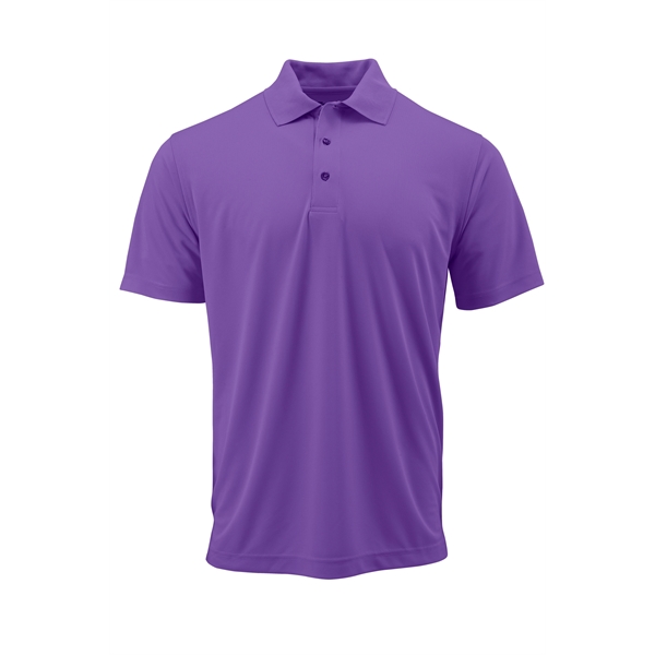 Men's Saratoga Performance Mini Mesh Polo comes with flat collar, double-stitched... from ASI 85988 Century Place Apparel