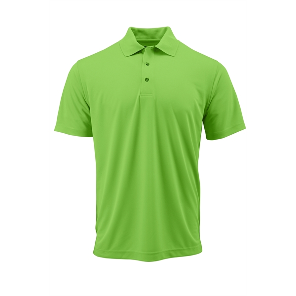 Men's Saratoga Performance Mini Mesh Polo comes with flat collar, double-stitched... from ASI 85988 Century Place Apparel