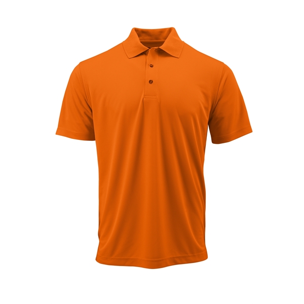 Men's Saratoga Performance Mini Mesh Polo comes with flat collar, double-stitched... from ASI 85988 Century Place Apparel