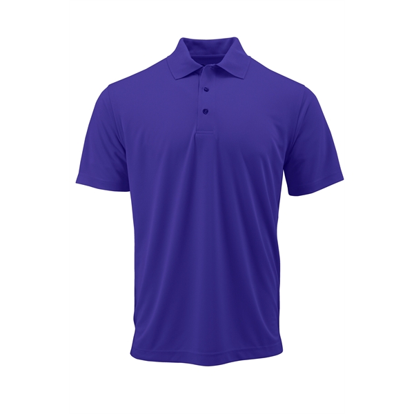 Men's Saratoga Performance Mini Mesh Polo comes with flat collar, double-stitched... from ASI 85988 Century Place Apparel