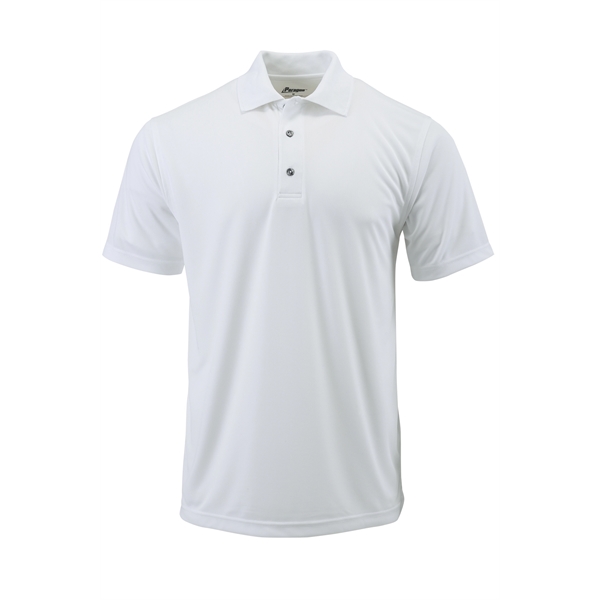 Men's Saratoga Performance Mini Mesh Polo comes with flat collar, double-stitched... from ASI 85988 Century Place Apparel