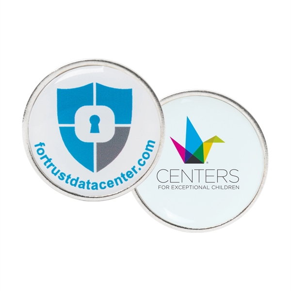 Ball marker made of metal measuring 1" and available in silver... from ASI 38120 Ball Pro / Diversified Quality Kitchenware