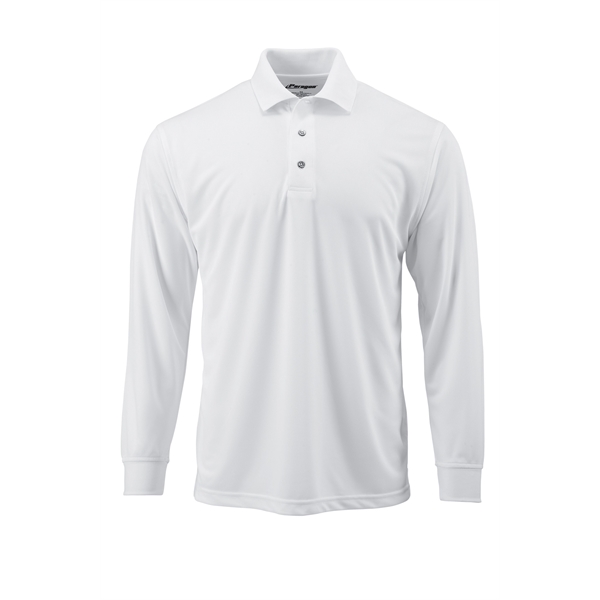 Men's Prescott Performance Long Sleeve Mini Mesh Polo with 30+ UPF... from ASI 85988 Century Place Apparel