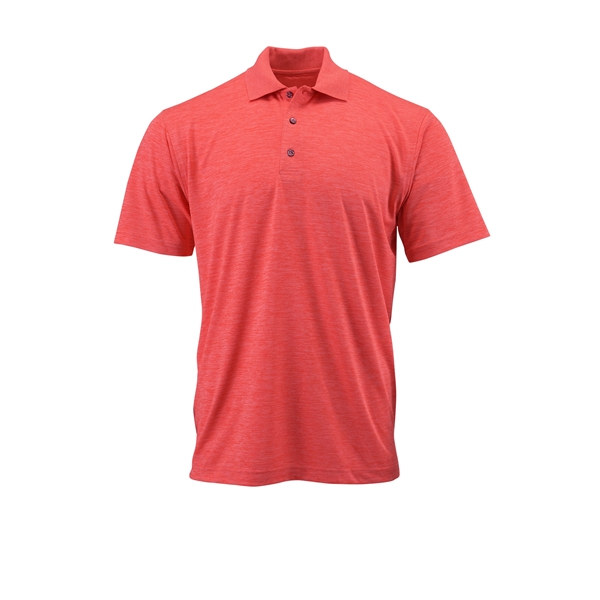 Men's Dakota Striated Heather Short Sleeve Polo with SRT-Snag Resistant Technology.... from ASI 85988 Century Place Apparel