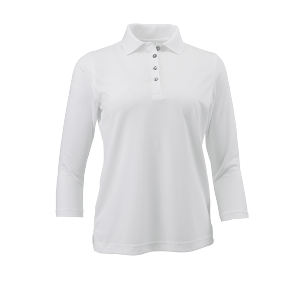 Lady Palm Performance Mini Mesh Polo is a three-quarter length sleeve... from ASI 85988 Century Place Apparel