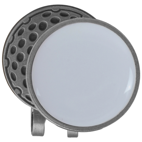 Hat clip in silver or brass with a magnetic ball marker... from ASI 38120 Ball Pro / Diversified Quality Kitchenware