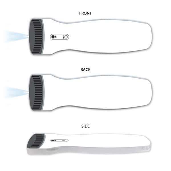 A clear, acrylic flashlight with full color plastic appliques on each... from ASI 39850 The Bentcil Company