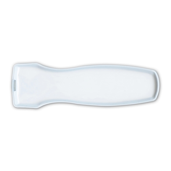 A soft vinyl flashlight printed with full color art. Small minimums... from ASI 39850 The Bentcil Company