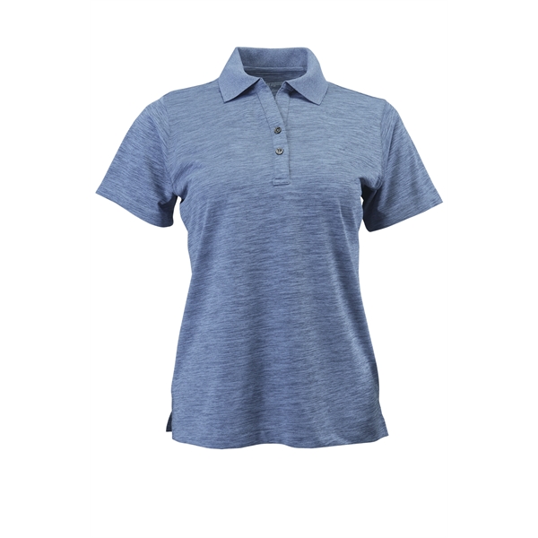 Ladies' Dakota Striated Heather Short Sleeve Polo with SRT-Snag Resistant Technology.... from ASI 85988 Century Place Apparel