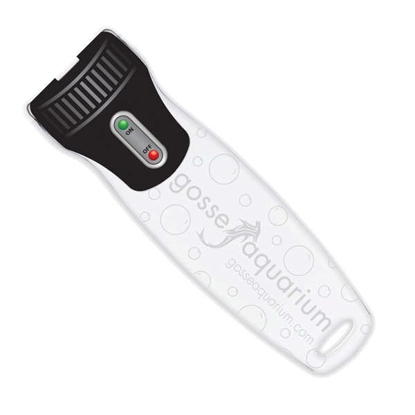 Flat flashlight with an eye-catching, see-through acrylic body.... from ASI 39850 The Bentcil Company