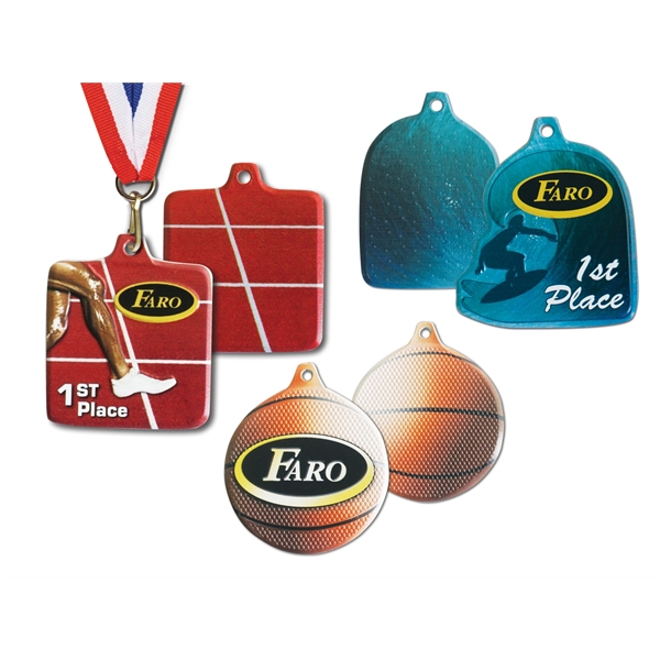 Custom shape, second side print included, thickness: 3mm, 4CP!... from ASI 53697 Faro Products