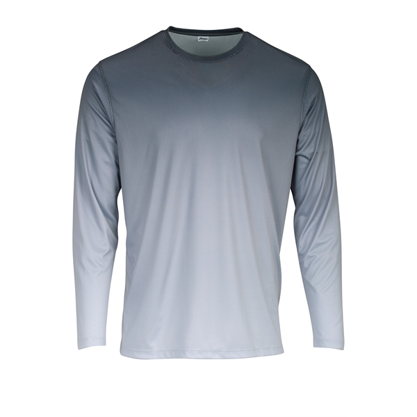 Barbados two colored gradient long sleeve tee with UPF 50+ protection.... from ASI 85988 Century Place Apparel