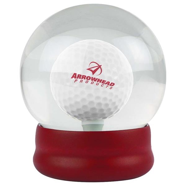 Golf globe game with a base that's available in several colors.... from ASI 38120 Ball Pro / Diversified Quality Kitchenware / Ball Pro Promotional Group