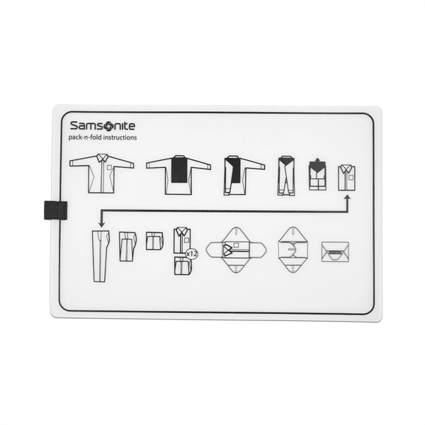 Samsonite Pack n Fold packing folder featuring compression sides with two-way... from ASI 56070 Gemline / Gemline®