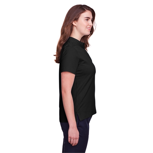 Ladies' polo made of cotton and spandex jersey with moisture-wicking and... from ASI 34063 alphabroder