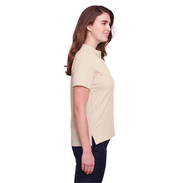 Ladies' polo made of cotton and spandex jersey with moisture-wicking and... from ASI 34063 alphabroder