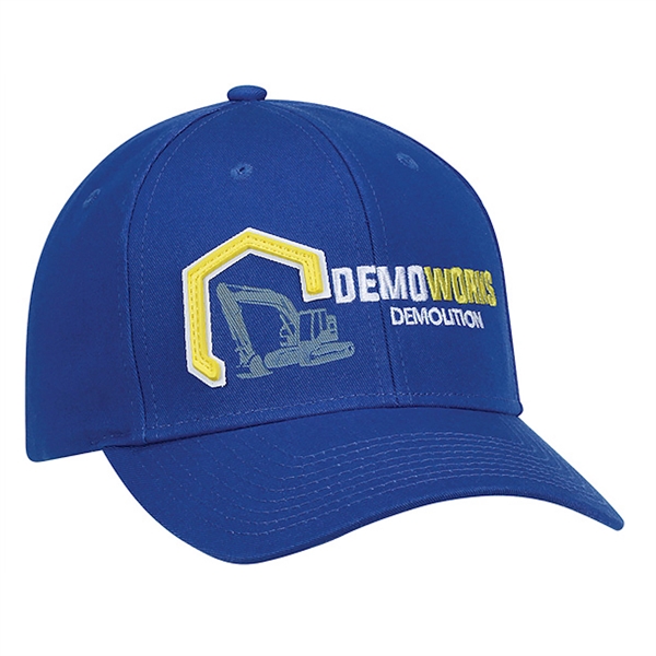 High profile, structured, 6-panel, 100% cotton baseball cap.... from ASI 80129 Quake City Caps