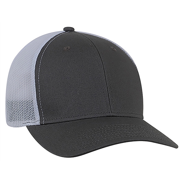 High profile, structured, 6-panel, 100% cotton Trucker Cap with White Mesh.... from ASI 80129 Quake City Caps